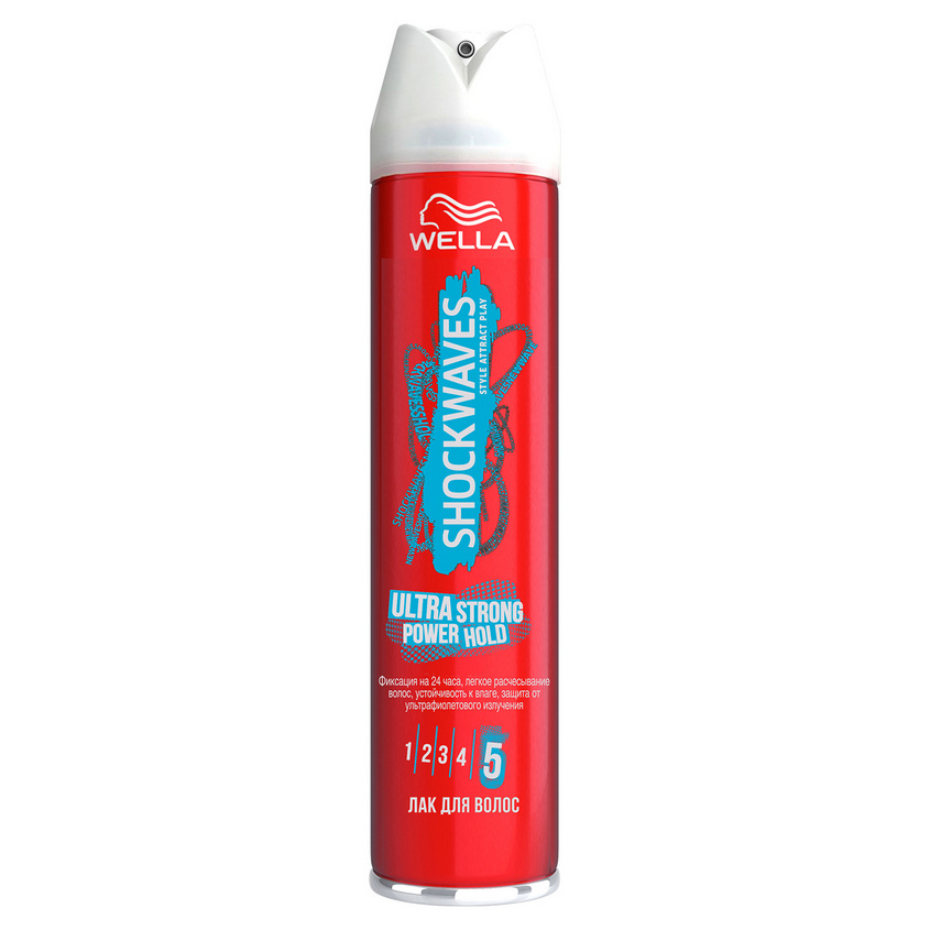 

WELLA Shockwaves Лак для укладки волос Power Hold суперсильной фиксации