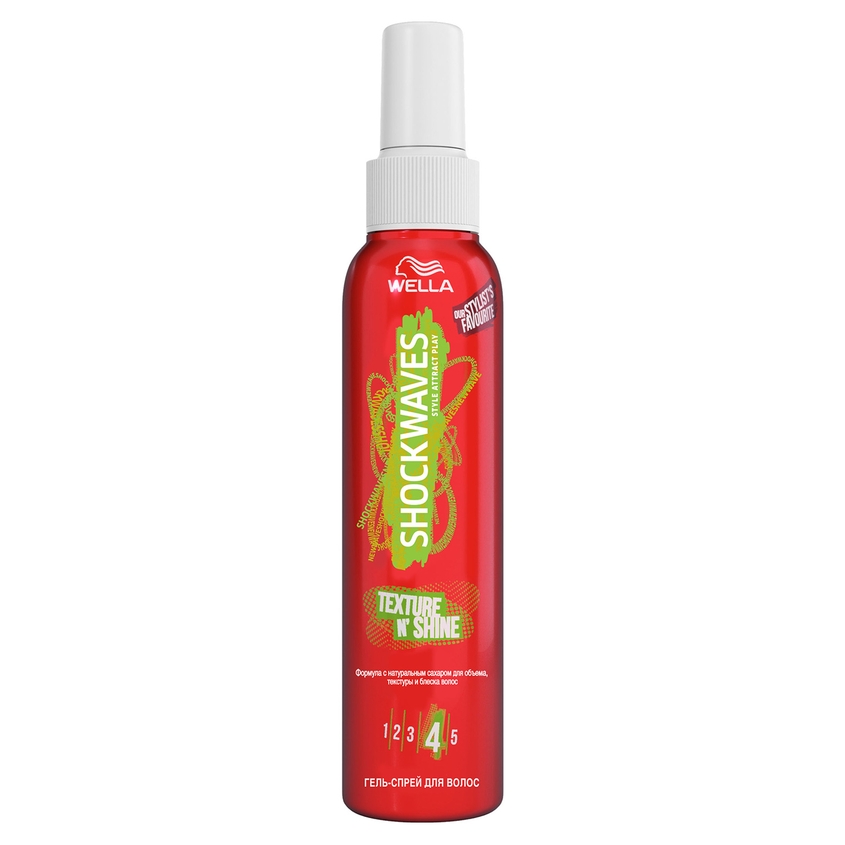

WELLA Гель-спрей для волос с натуральным сахаром для объема Shockwaves