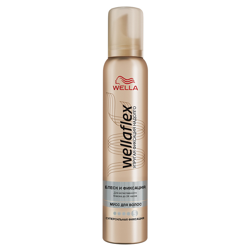 

WELLA Wellaflex Мусс для укладки волос "Блеск и фиксация" суперсильной фиксации