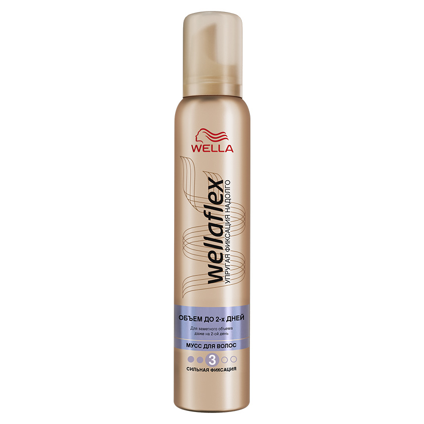 

WELLA Wellaflex Мусс для укладки волос "Объем до 2-х дней" сильной фиксации