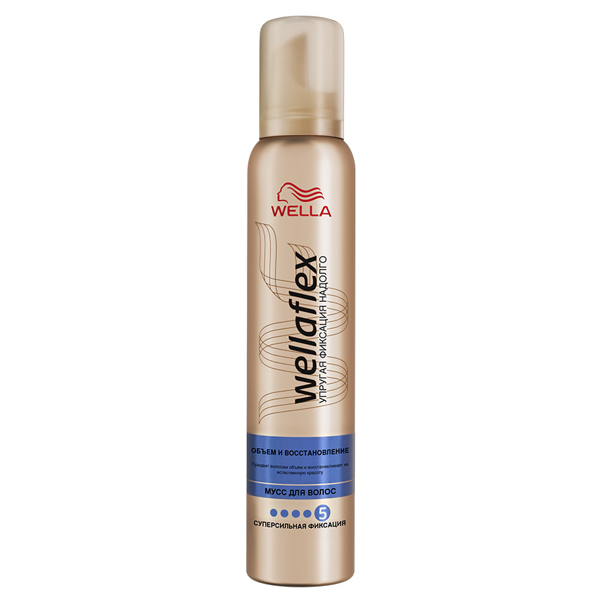 

WELLA Wellaflex Мусс для укладки волос "Объем и восстановление " суперсильной фиксации