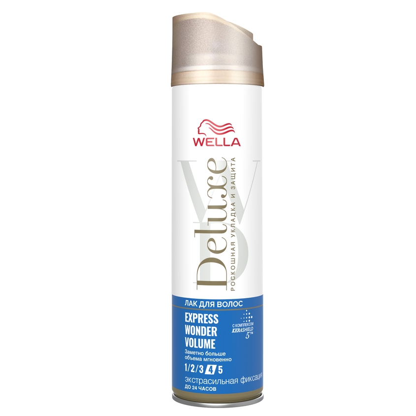 

WELLA Лак для волос Deluxe EXPRESS WONDER VOLUME экстрасильная фиксация