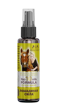 Купаж масел для роста и глубокого восстановления волос TOP 10 OILS FORMULA