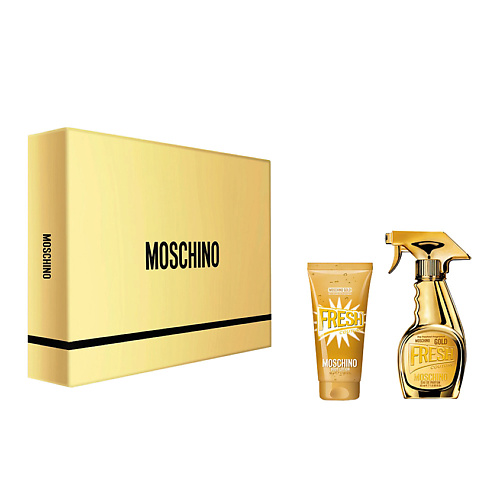 MOSCHINO Подарочный набор женский GOLD FRESH COUTURE