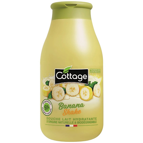 COTTAGE Молочко для душа увлажняющее Moisturizing Shower Milk – Banana Shake