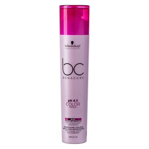 

BONACURE Мицеллярный обогащённый шампунь Bonacure Color Freeze pH4.5