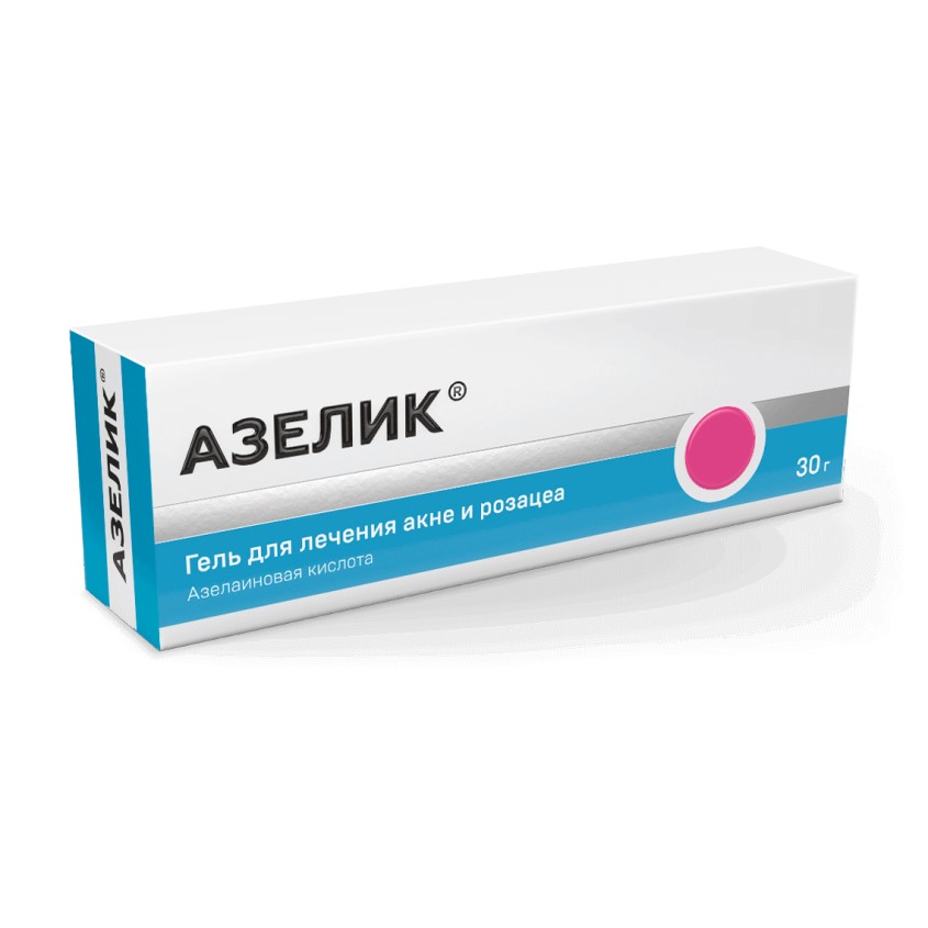 Изображение товара Гель для наружного применения Азелик 15% 30 г для лечения угревой сыпи и розацеа