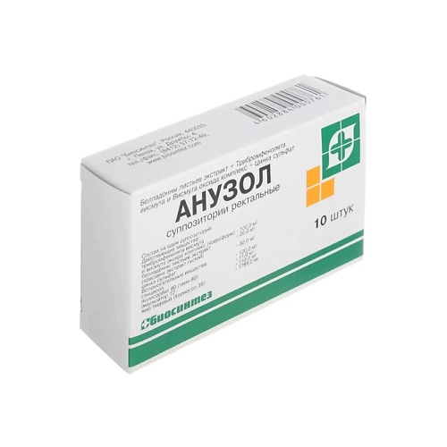 

Анузол супп. рект. N10