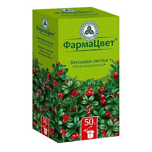 

АПТЕКА Брусника листья 50г, Брусника листья 50г