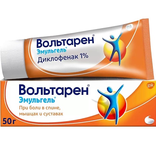 

АПТЕКА Вольтарен эмульгель гель д/наружн. прим. 1% 50г N1, Вольтарен эмульгель гель д/наружн. прим. 1% 50г N1