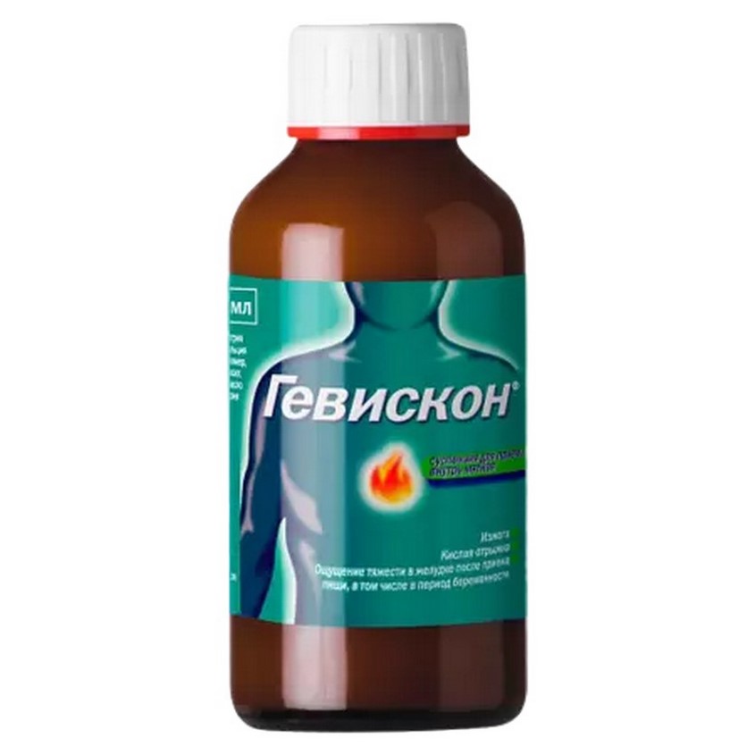 Изображение товара Гевискон сусп. внутр. мятная 150мл N1, Гевискон сусп. внутр. мятная 150мл N1