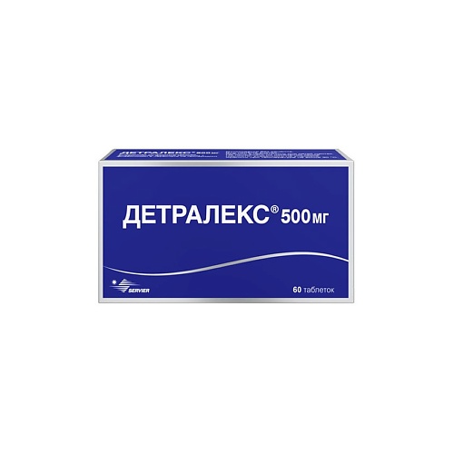 

АПТЕКА Детралекс таб. п.п.о. 500мг N60, Детралекс таб. п.п.о. 500мг N60