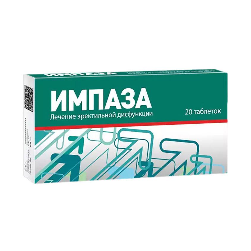 Изображение товара Импаза таблетки рассасывающиеся для усиления эрекции и повышения либидо 20 шт