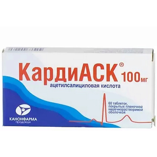 Кардиаск таб. п.п.о кш/раств 100мг N30 AP_018802