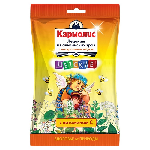 

Кармолис леденцы детские мед-вит С 75г