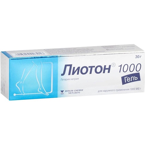 

АПТЕКА Лиотон 1000 гель 30г N1, Лиотон 1000 гель 30г N1