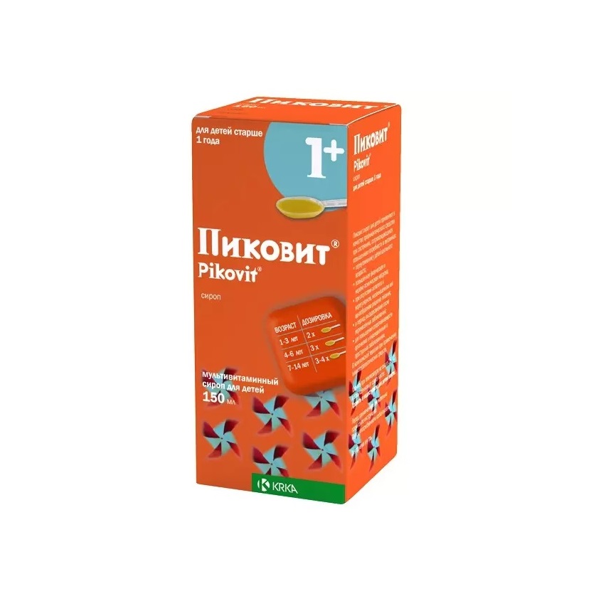Изображение товара Пиковит сироп для детей 150 мл с витаминами для роста и развития