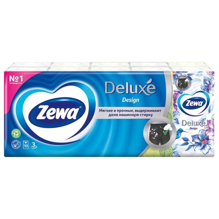 Изображение товара Зева детские платочки бумажные N10 ароматизированные