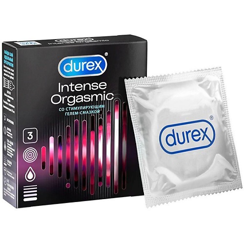 Презервативы Дюрекс/Durex intense orgasmic рельефные N3