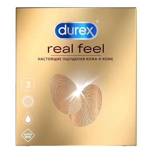 АПТЕКА Презервативы Дюрекс/Durex real feel N3 аптека презервативы дюрекс durex экстра сейф плотные с допол смазкой n12