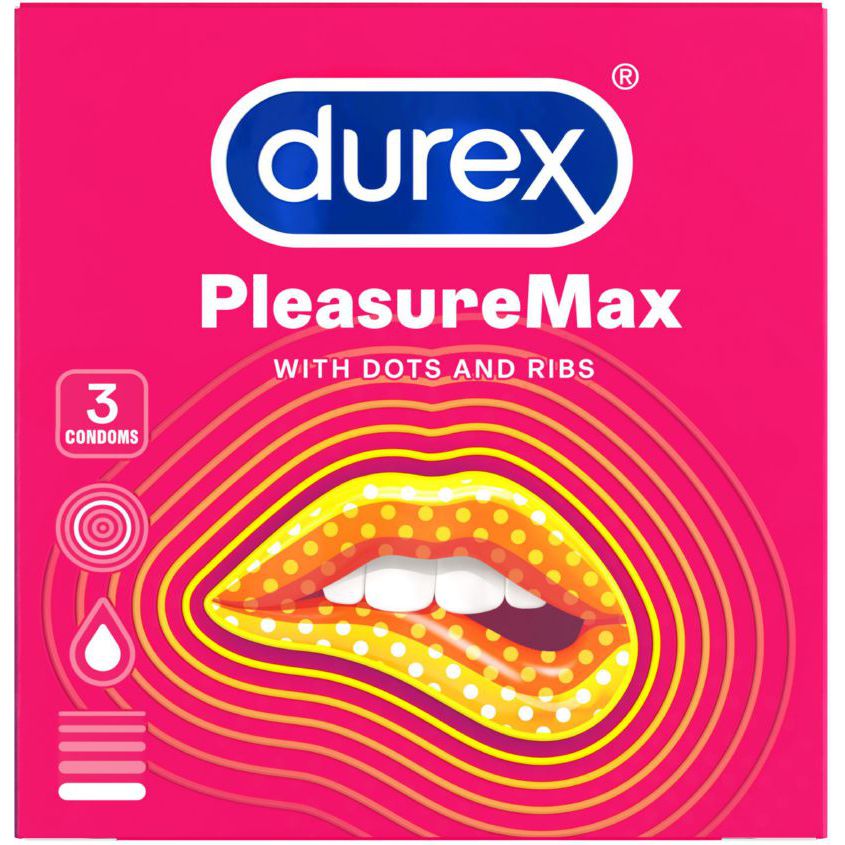 Изображение товара Презервативы Дюрекс/Durex плесуремакс ребристая и точечная структ N3, Презервативы Дюрекс/Durex плесуремакс ребристая и точечная структ N3