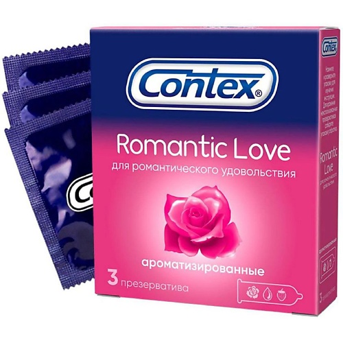 АПТЕКА Презервативы Контекс/Contex романтик лав аромат N3 vizit презервативы ные ароматизированные 12
