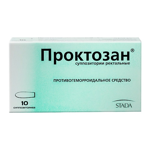

АПТЕКА Проктозан супп. рект. N10, Проктозан супп. рект. N10