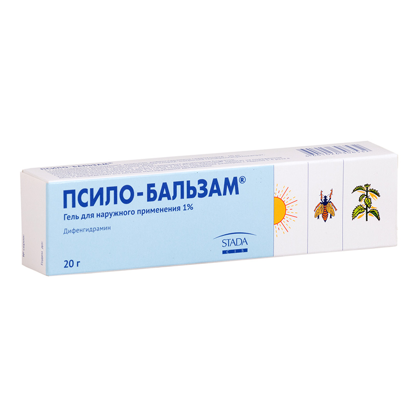 Изображение товара Псило-Бальзам гель 20г для быстрого облегчения аллергии