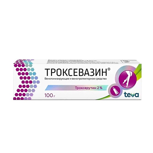 

АПТЕКА Троксевазин гель 2 100г N1, Троксевазин гель 2 100г N1