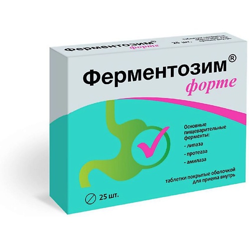 

Ферментозим форте витамир таб. 170мг N25