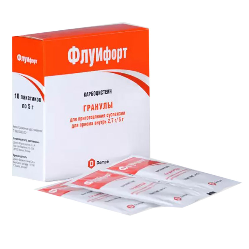 Изображение товара Флуифорт гран. д/сусп. внутр. 2,7г 5г N10, Флуифорт гран. д/сусп. внутр. 2,7г 5г N10