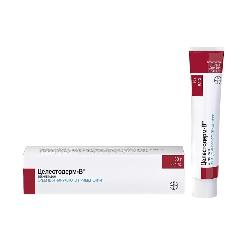 Изображение товара Целестодерм В крем 0,1 30г N1, Целестодерм В крем 0,1 30г N1