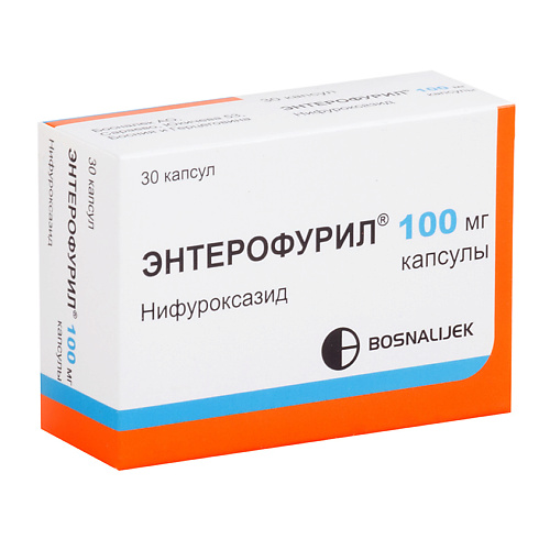 

АПТЕКА Энтерофурил капс. 100мг N30, Энтерофурил капс. 100мг N30
