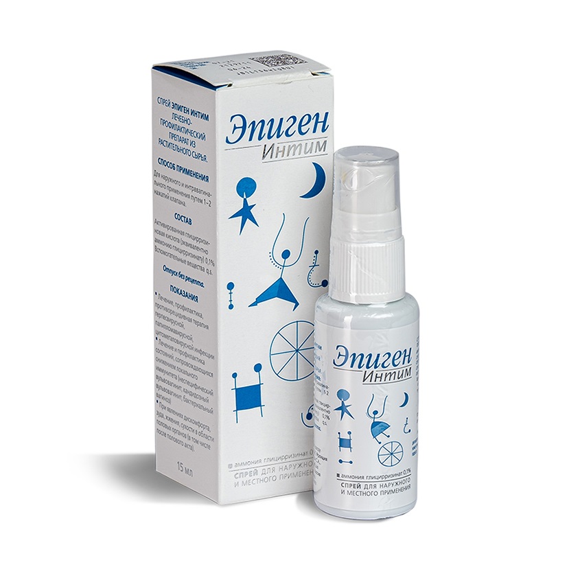 Изображение товара Эпиген интим спрей 0,1 15мл, Эпиген интим спрей 0,1 15мл