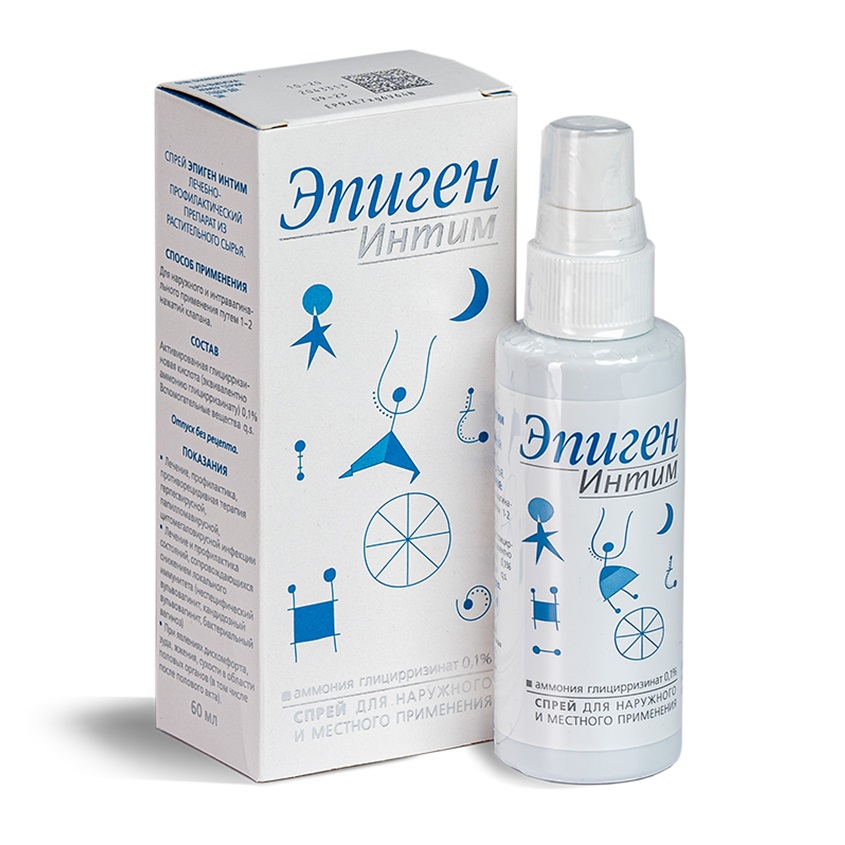 Изображение товара Эпиген интим спрей 0,1 60мл N1, Эпиген интим спрей 0,1 60мл N1