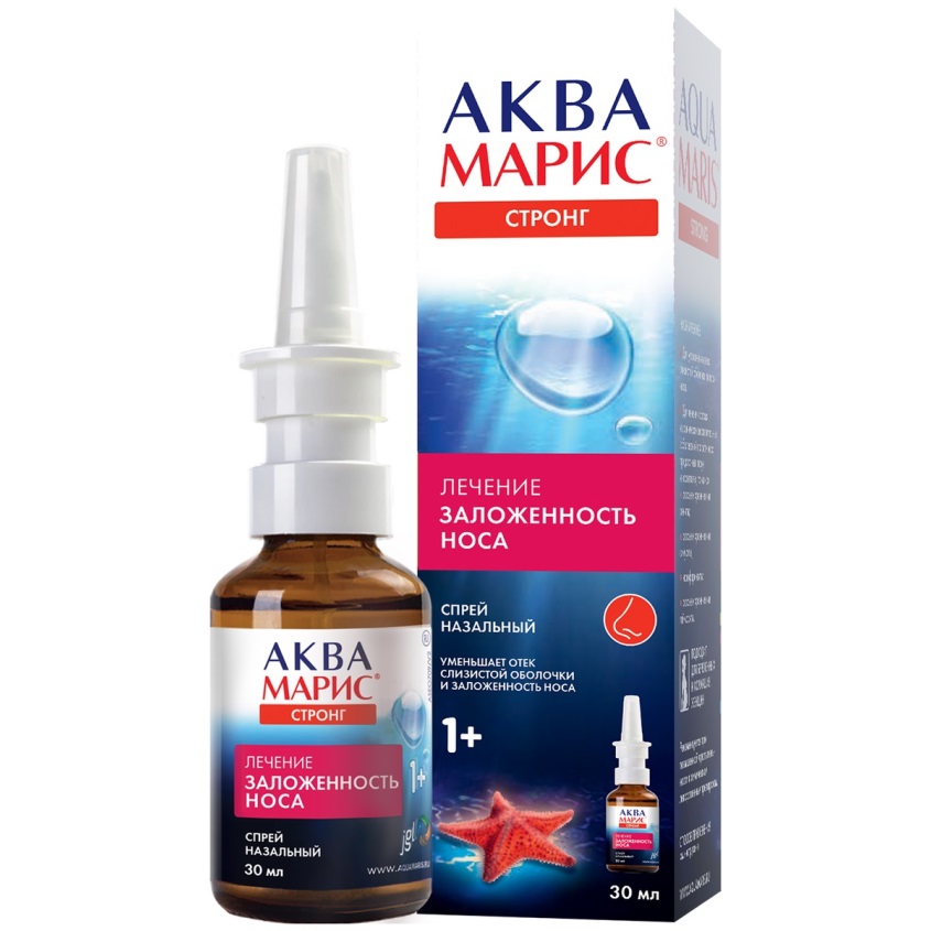 Изображение товара Аква марис стронг спрей назальный фл. 30мл, АКВА МАРИС СТРОНГ СПРЕЙ НАЗАЛЬНЫЙ ФЛ. 30МЛ