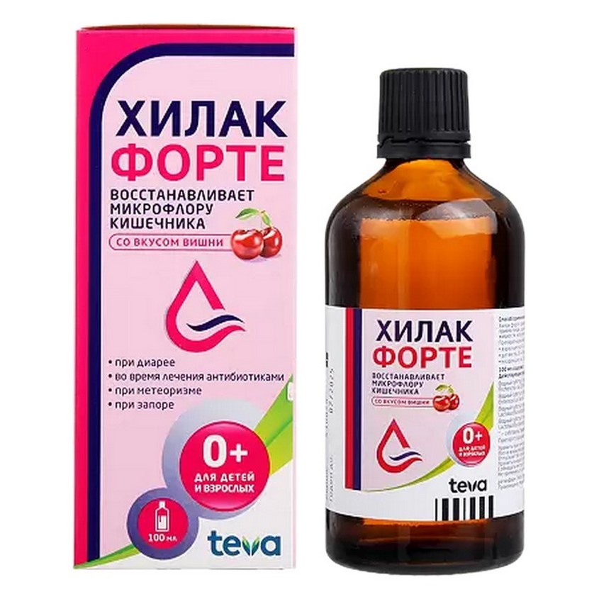 Изображение товара Хилак форте капли для восстановления кишечной микрофлоры 100 мл