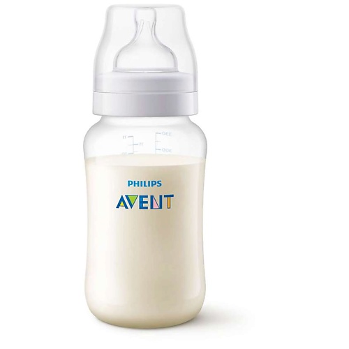 фото Авент бутылочка anti-colic с широким горлышком с силиконовой соской средний поток для детей с 3 мес. аптека