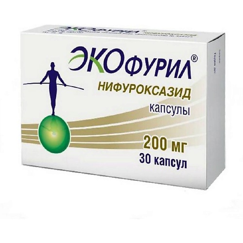 

АПТЕКА Экофурил Капс. 200Мг №30, Экофурил Капс. 200Мг №30