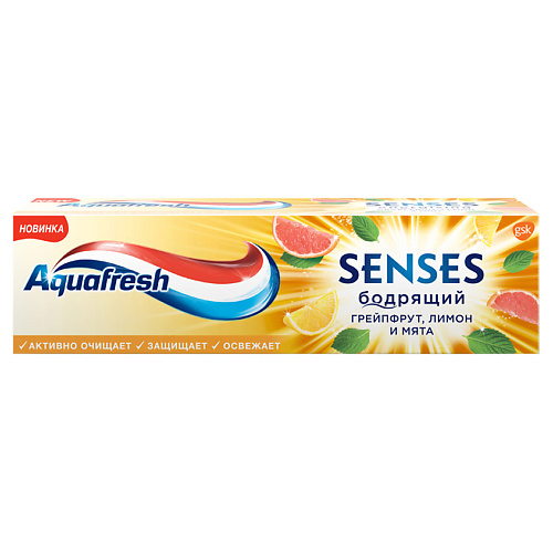 

AQUAFRESH Зубная паста Бодрящий Грейпфрут, Зубная паста Бодрящий Грейпфрут