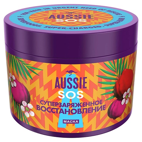 AUSSIE Маска для волос SOS Суперзаряженное восстановление