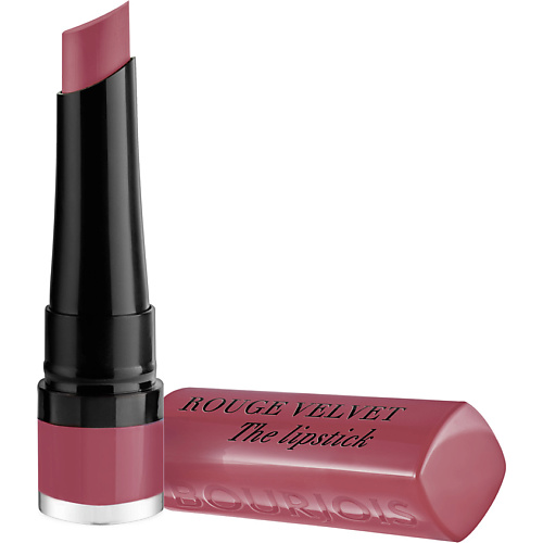 фото Bourjois матовая помада-стик для губ rouge velvet the lipstick