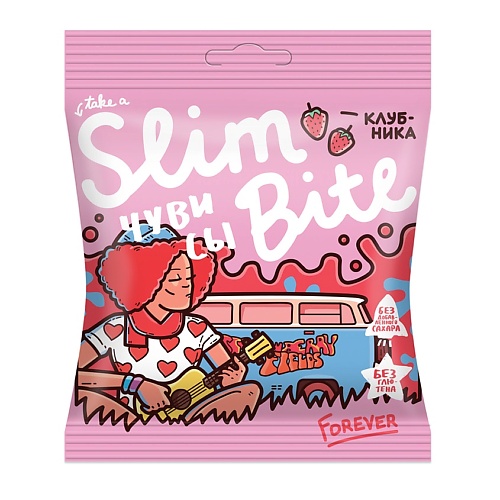 

TAKE A SLIM BITE Мармелад Чувисы Клубника, Мармелад Чувисы Клубника