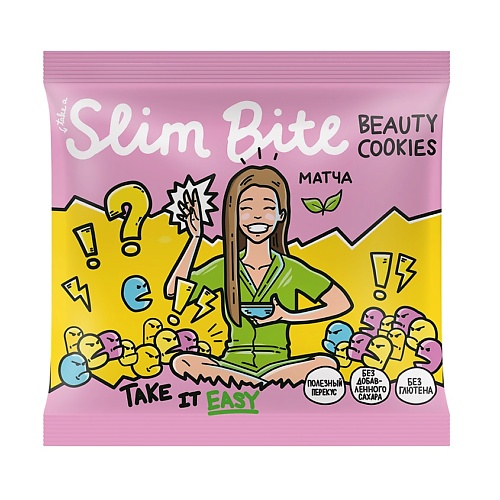 

TAKE A SLIM BITE Печенье Матча