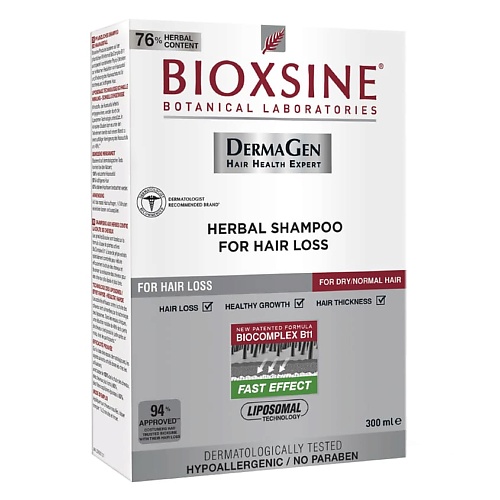 BIOXSINE Шампунь против выпадения для всех типов волос