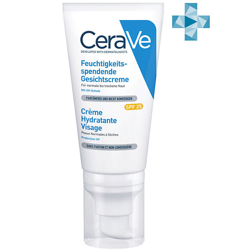 

CERAVE Увлажняющий лосьон для нормальной и сухой кожи лица SPF25