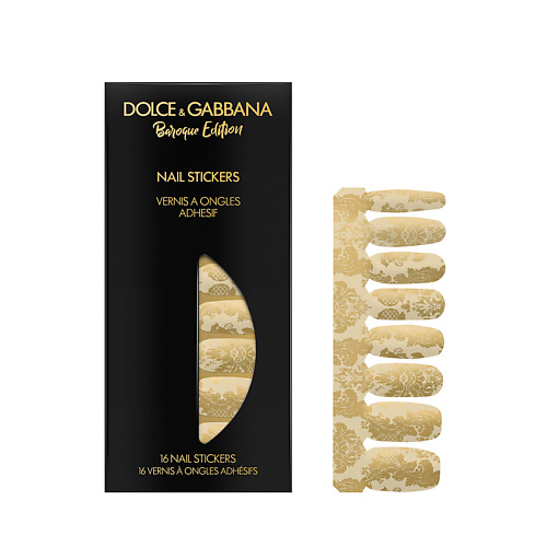 DOLCE&GABBANA Стикеры для ногтей BAROQUE GOLD DGB0450DG