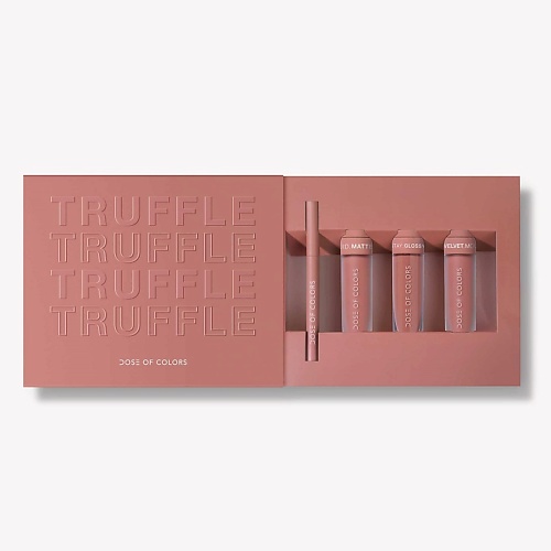 

DOSE OF COLORS Набор средств для губ Truffle