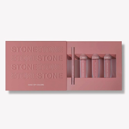 

DOSE OF COLORS Набор средств для губ Stone