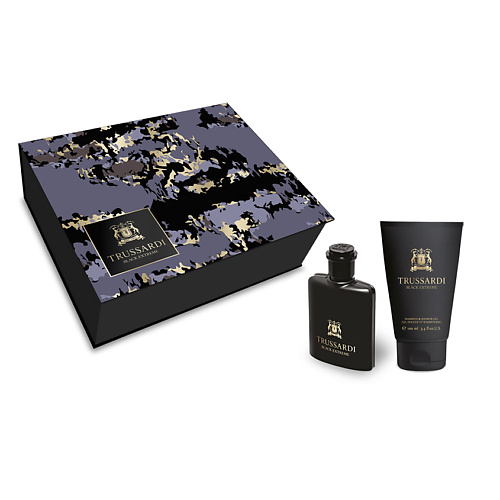 Мужская парфюмерия TRUSSARDI Подарочный набор мужской BLACK EXTREME